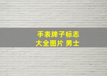 手表牌子标志大全图片 男士